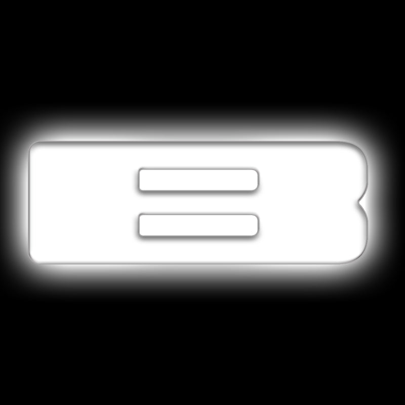 ORACLE Lighting Universal Illuminated LED Letter Badges - Matte Wht Surface Finish - view 5