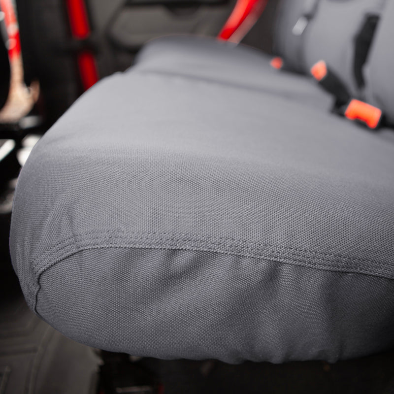 Covercraft 2024+ Ford Ranger SuperCrew Carhartt SeatSaver Custom Front Row Seat Covers - Gravel - SSC2617CAGY - view 3