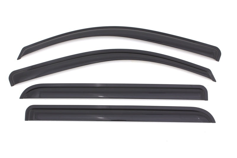 AVS Ventvisor Outside Mount Window Deflectors 4pc for 2015-2018 Chevy Silverado 2500 Crew Cab - Smoke