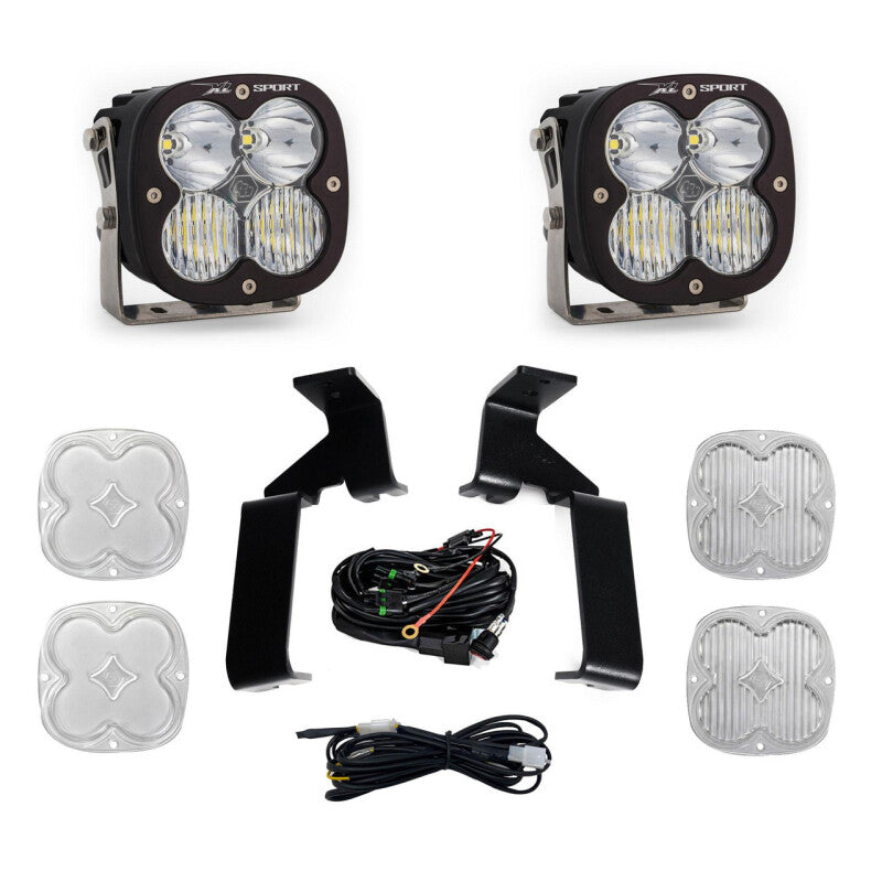 Baja Designs LED Light Kits - 2021-2025 Ford Raptor (Base/37/R) XL Sport A-Pillar Kit - part 448058