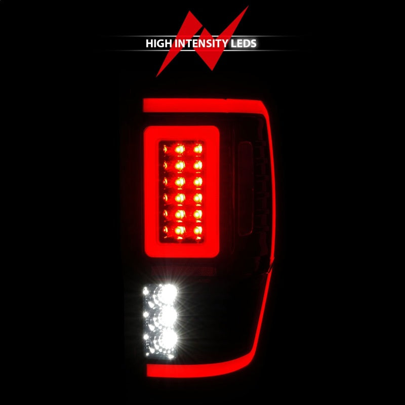 ANZO Full LED Sequential Tail Lights, Black Housing, Smoke Lens - 2019-2023 Ford Ranger (For all models) - ANZO part 311447 view 4
