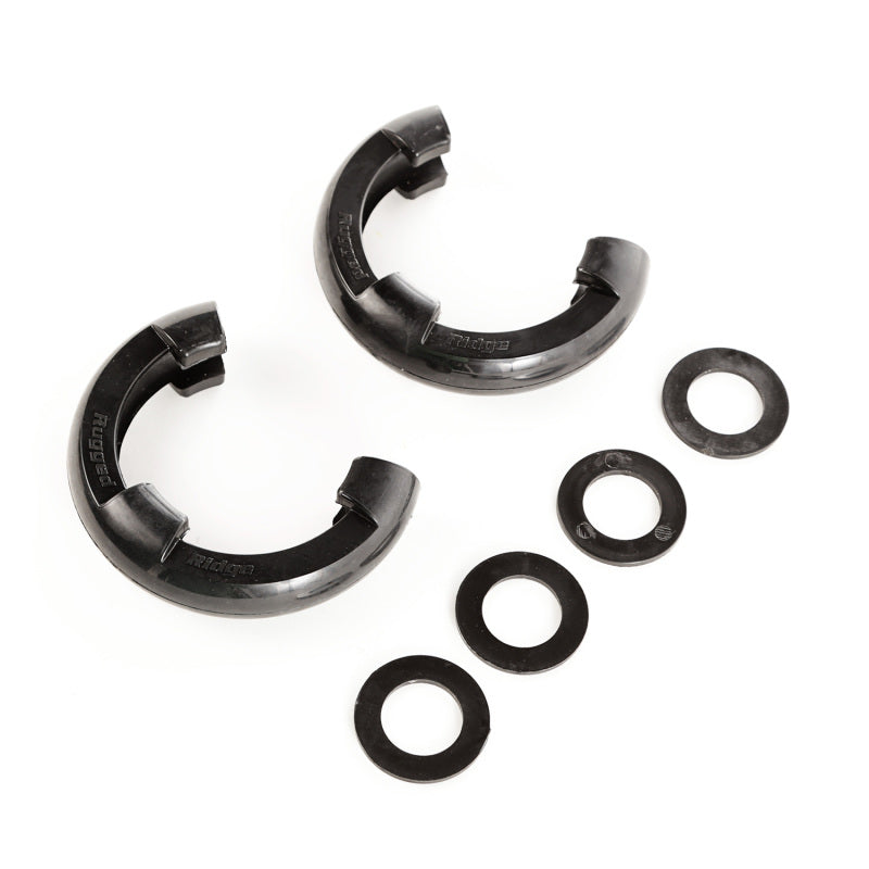 Rugged Ridge Black 7/8in D-Ring Isolator Kit | Universal Fit 2