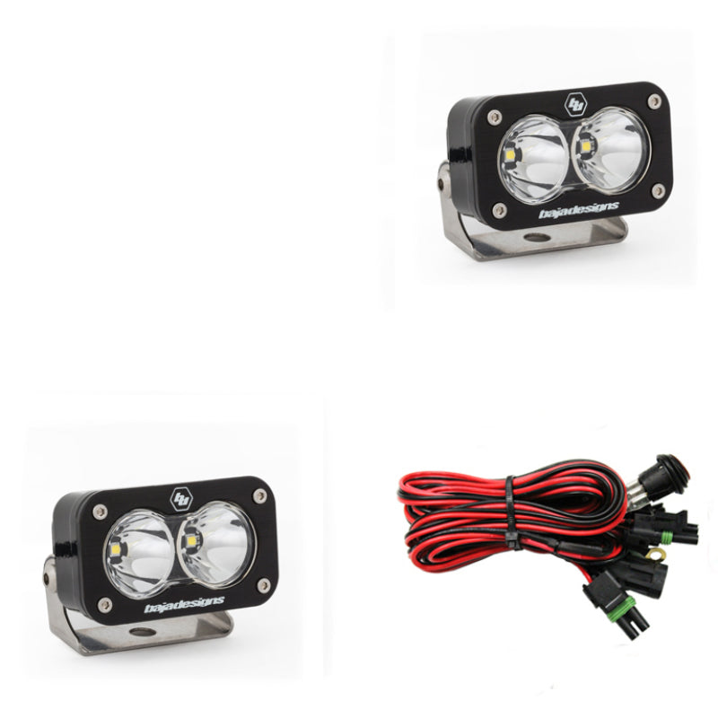 Baja Designs S2 Pro LED Light Pods - S2 Pro Series LED Light Pods Work/Scene Pattern - Pair (part 487806)