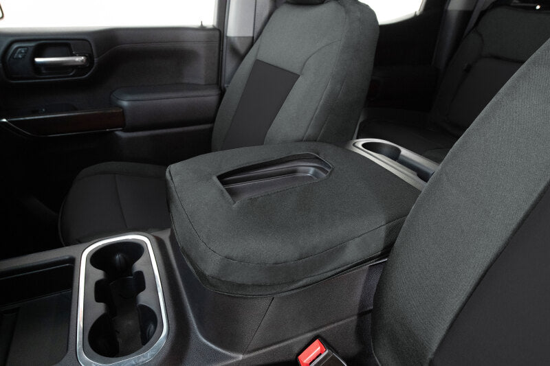 Covercraft 19-24 Chevrolet Silverado Endura PrecisionFit Second Row Seat Covers - Charcoal/Black - GTC4139ENCB