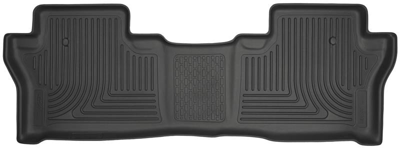 Husky Liners WeatherBeater Floor Liners - Honda & Acura - 2016 Honda Pilot WeatherBeater 2nd Row Black Floor Liners (part 19411)