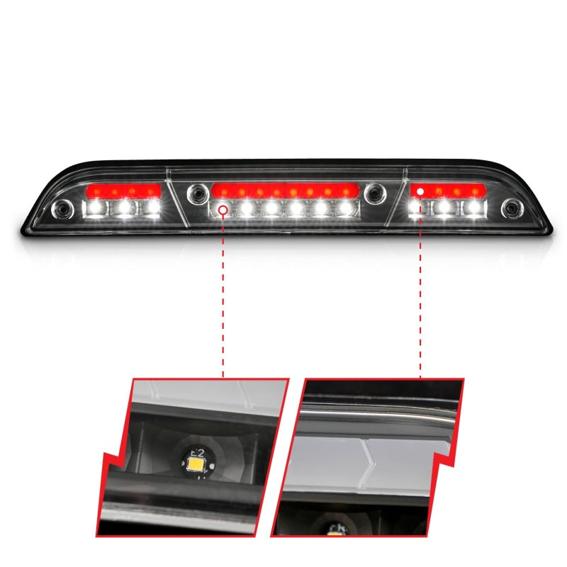 ANZO G2 LED 3rd Brake Light, Black Housing, Clear Lens - 2015-2023 Ford F-150, 2017-2022 Ford F-250/F-350/F-450, 2019-2023 Ford Ranger - ANZO part 531111 view 3