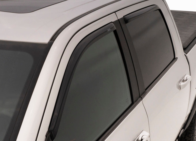 AVS Ventvisor In-Channel Front & Rear Window Deflectors 4pc for 2002-2003 Lincoln Blackwood - Smoke - view 2