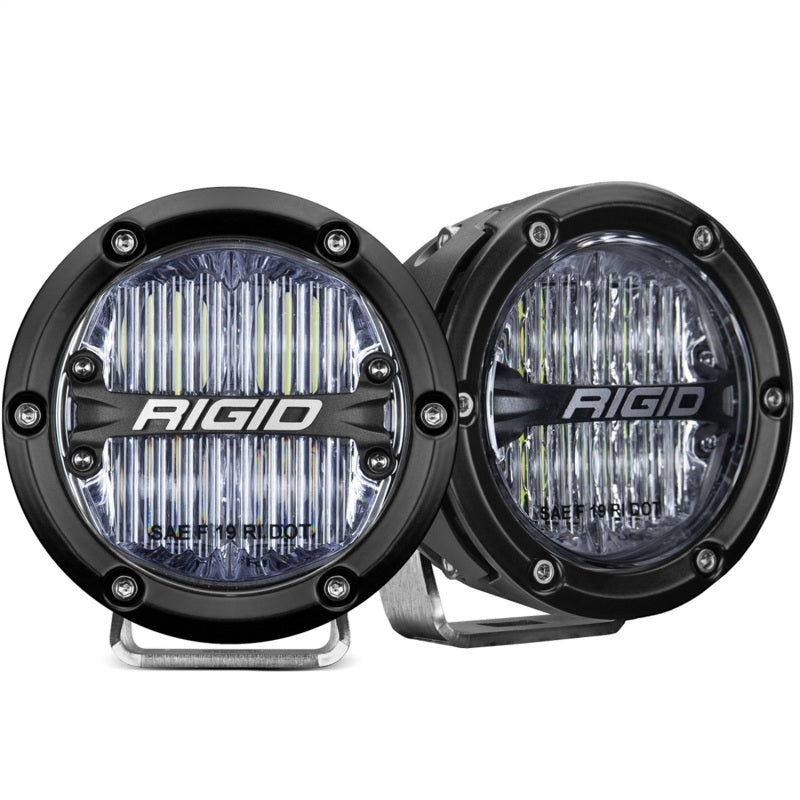 Rigid Industries 4in SAE J583 Fog - White (Pair) (part 36120)
