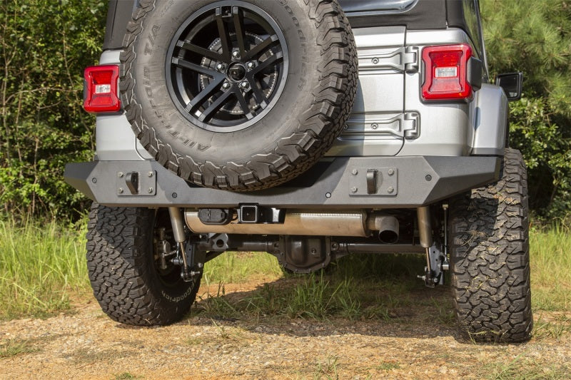 Rugged Ridge Spartan Rear Bumper Full Width for 2018-2020 Jeep Wrangler JL - view 5