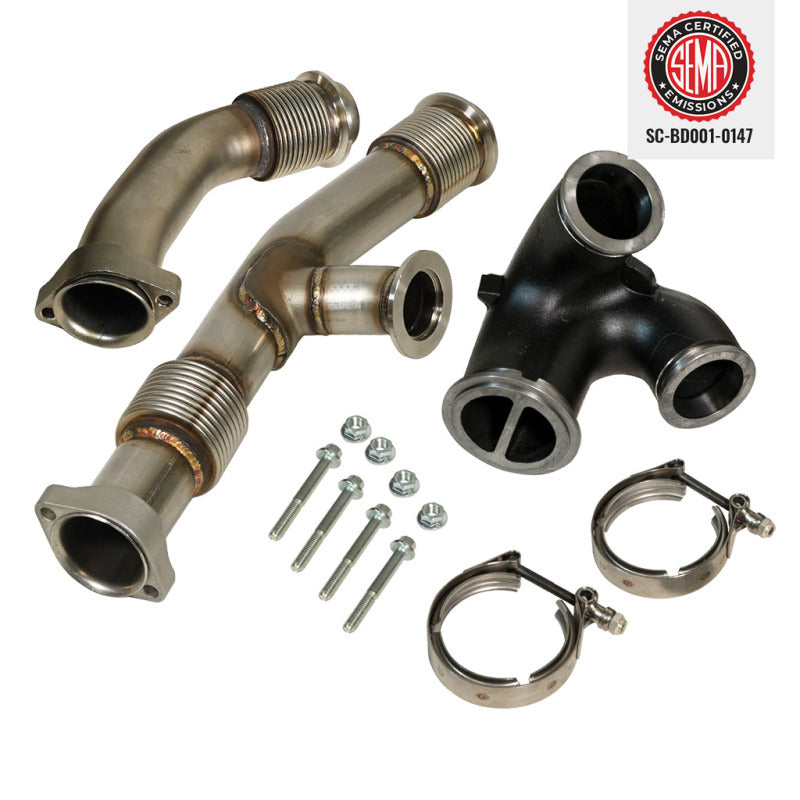 BD Diesel UpPipe Kit with EGR Connector - 2003-2007 Ford 6.0L Power Stroke - part 1043917
