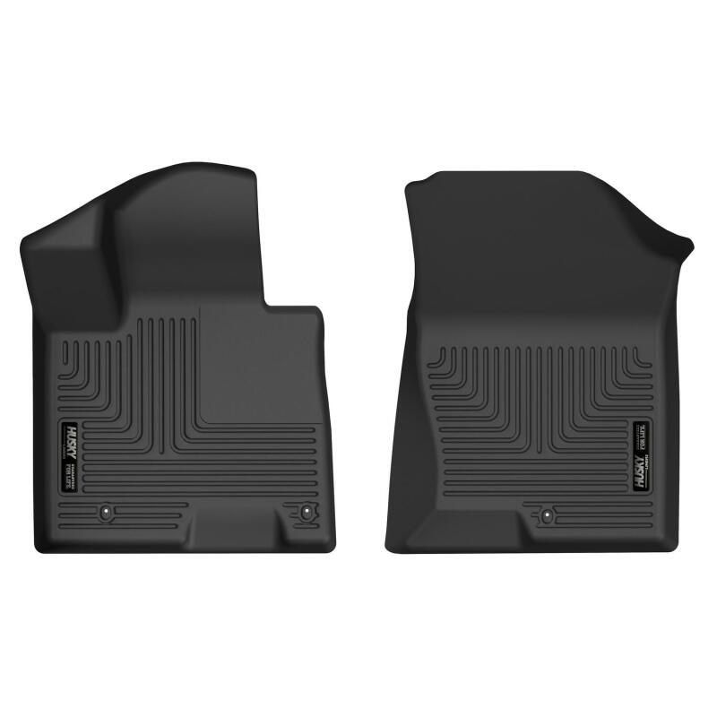 Husky Liners X-act Contour Floor Liners - Hyundai, Kia & Genesis - 2022 Hyundai Santa Cruz/Tucson Black Front Floor Liners (part 51841)