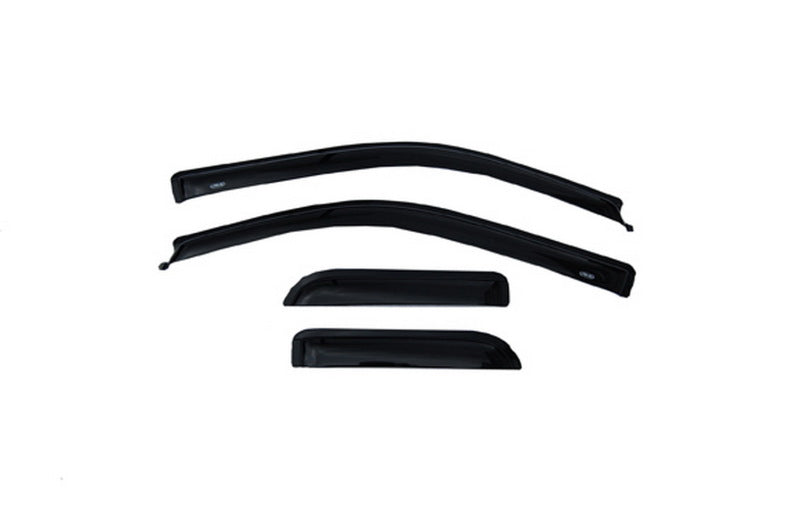 AVS Ventvisor Outside Mount Window Deflectors 4pc for 2004-2014 Ford F-150 Supercab - Smoke