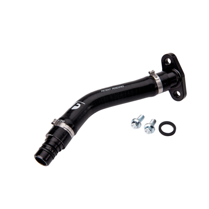 Fleece Performance Silicone Turbo Drain Tube Kit - 2003-2007 Dodge Ram 2500/3500 5.9L Cummins - Fleece part FPE-CTDT-CW-KIT view 2