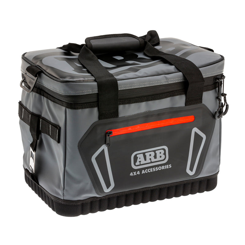 ARB Cooler Bag Charcoal w/ Red Highlights 15in L x 11in W x 9in H Holds 22 Cans - 10100376 - view 2