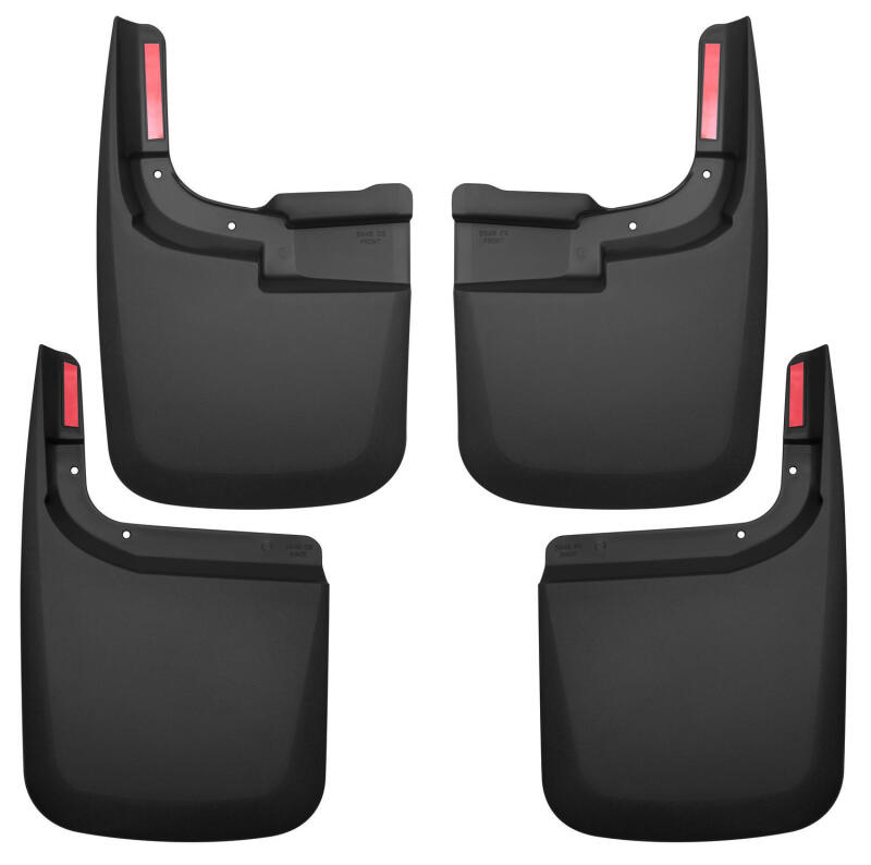 Husky Liners Custom-Molded Mud Guards - 2017 Ford F-250/F350 Custom-Molded Front and Rear Mud Guards
