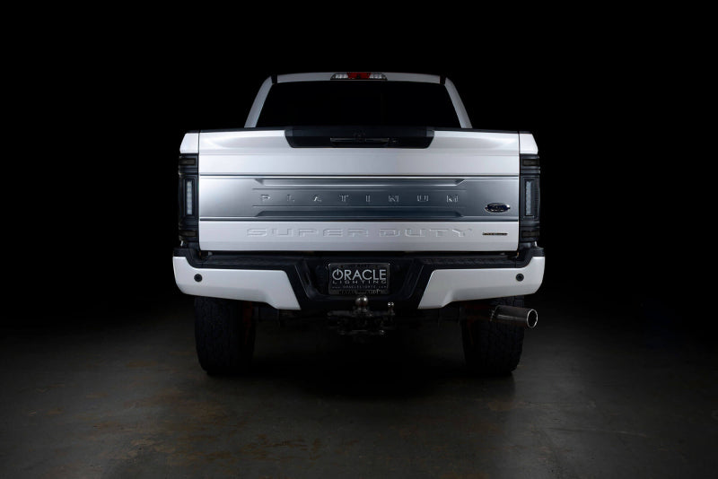 ORACLE Lighting 17-22 Ford F-250/350 (Black Series) Flush Mount LED Tail Lights - 5896-504-T - view 2