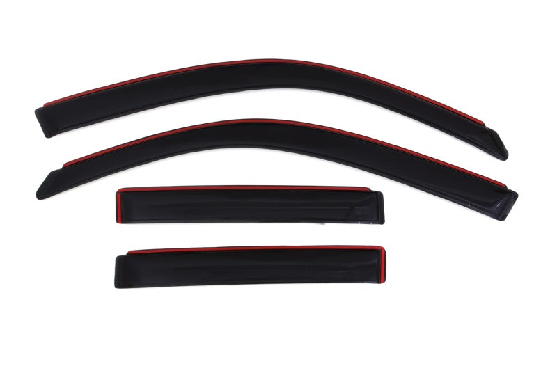 AVS Ventvisor In-Channel Front & Rear Window Deflectors 4pc for 2003-2009 Toyota 4Runner - Smoke
