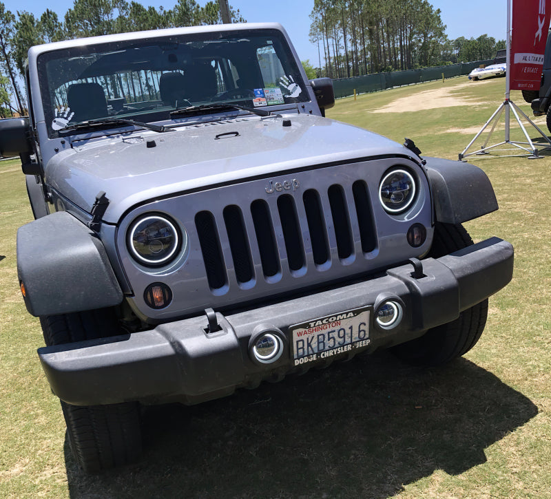 ORACLE Lighting 7in High Powered LED Headlights - Black Bezel - ColorSHIFT 2.0 - 5769-333 - view 2