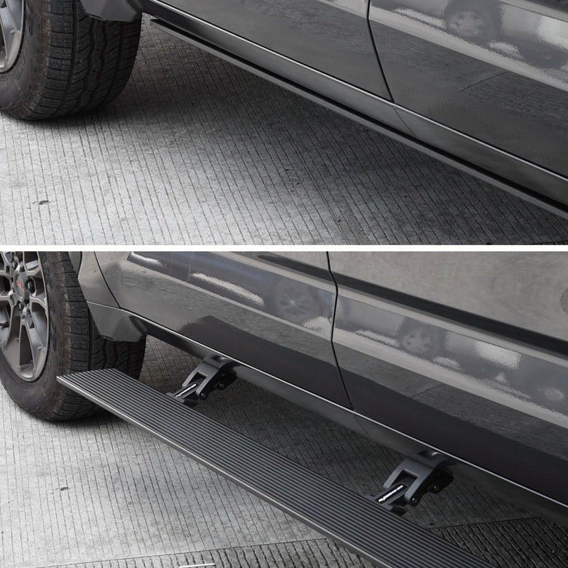 Go Rhino E1 Electric Running Boards, Textured Black - 2022-2023 Toyota Tundra CrewMax - Go Rhino part 20443587PC view 3
