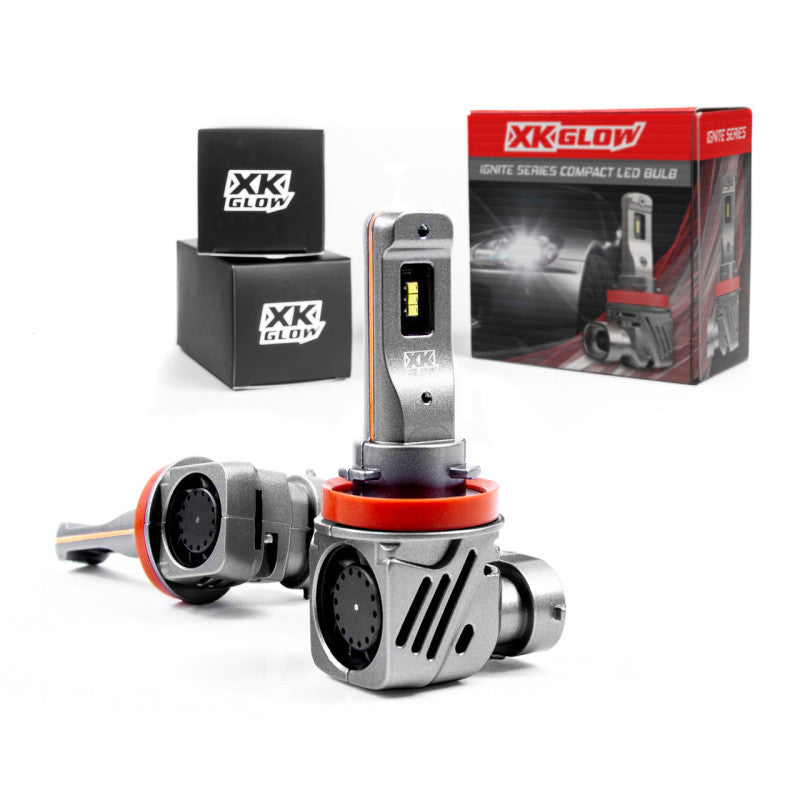 XKGLOW H11 IGNITE Series Compact LED Bulb Kit - XK045005-H11