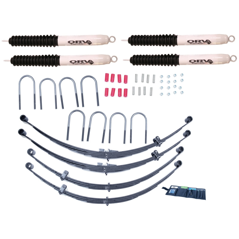 Rugged Ridge 4in Lift Kit with Shocks | 1955-1975 Jeep CJ