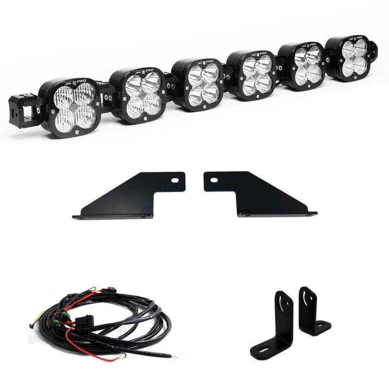 Baja Designs LED Light Kits - 2021+ Ford Raptor 6 XL Pro Linkable LED Light Bar Kit - part 448095