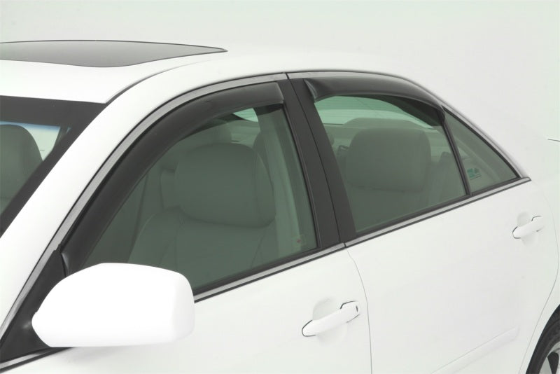 AVS Ventvisor In-Channel Front & Rear Window Deflectors 4pc for 2007-2011 Toyota Camry - Smoke - view 2