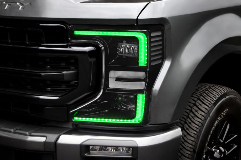 ORACLE Lighting 2022 Ford F250/350 Super Duty Dynamic ColorSHIFT Headlight DRL Kit w/Switchback - 1449-332 - view 6