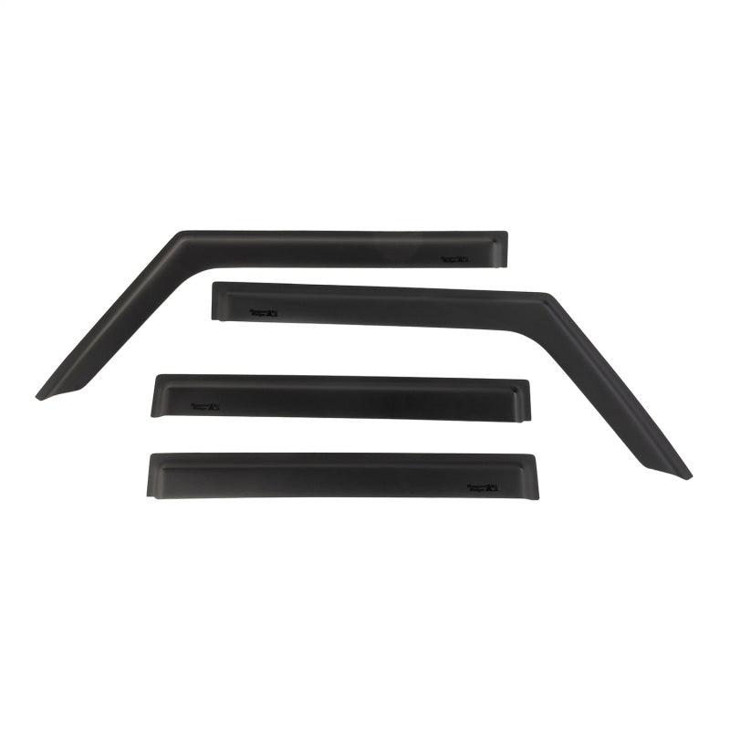 Rugged Ridge Window Visors Matte Black for 2018-2020 Jeep Wrangler JLU/JT