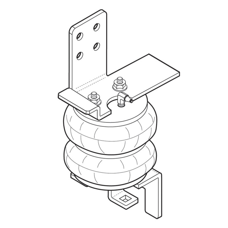 Firestone Sport-Rite Rear Air Helper Spring Kit - 1995-2004 Toyota Tacoma 4WD and 2WD PreRunner - Firestone part 2304