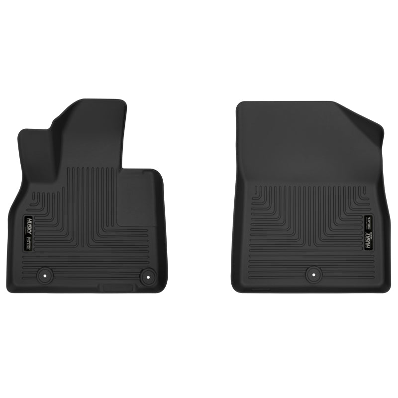 Husky Liners X-act Contour Floor Liners - Hyundai, Kia & Genesis - 20-22 Hyundai Palisade Black X-Act Contour Front Floor Liners (part 55251)