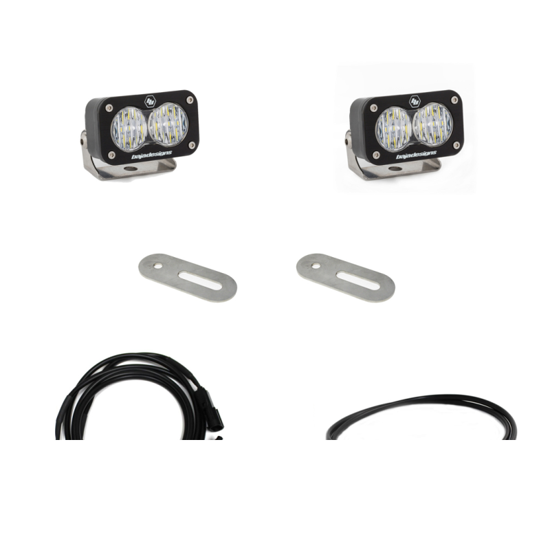 Baja Designs LED Light Kits - Ford Super Duty - 2017+ Ford Super Duty S2 Sport Dual Reverse Kit w/ Upfitter (part 447733UP)