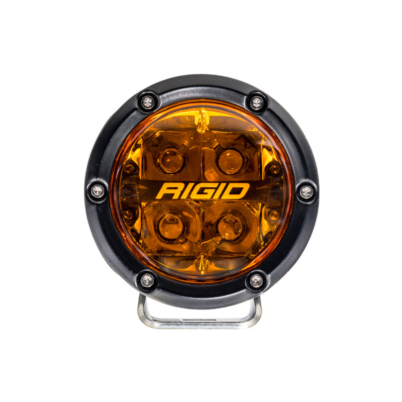 Rigid Industries 4in Spot w/ Amber PRO Lens (Pair) (part 36123)