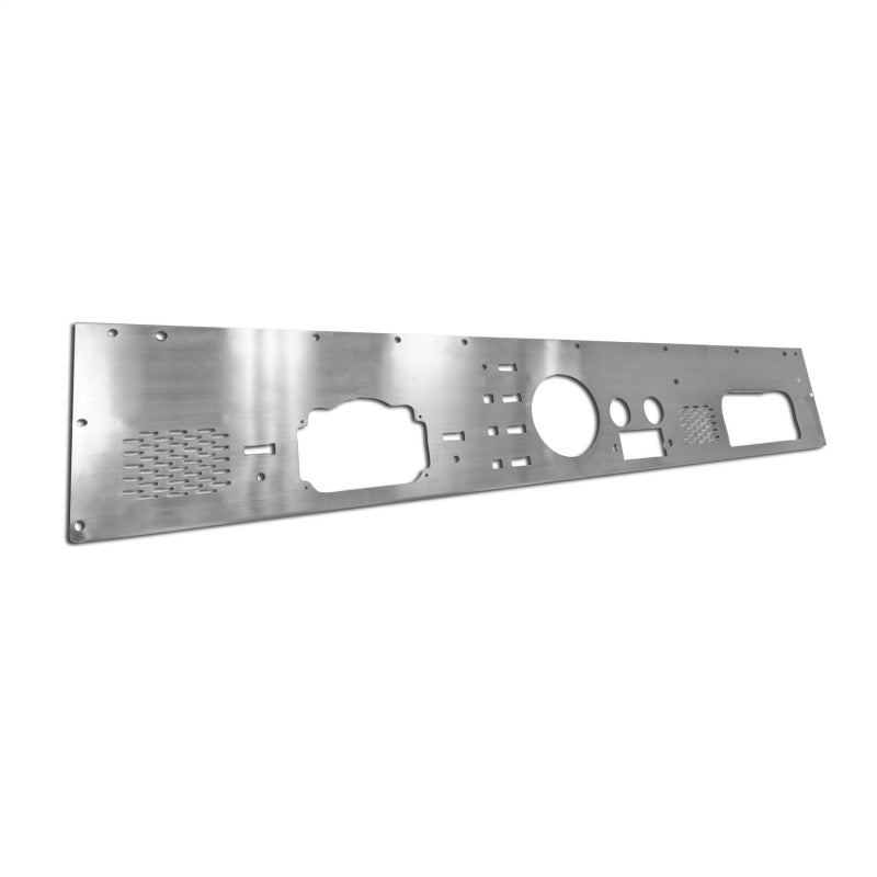 Rugged Ridge Stainless Steel Dash Panel with Gauge / Radio / Speaker Cut-Outs for 1976-1986 Jeep CJ