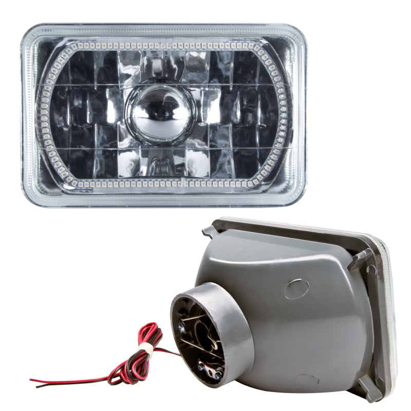 ORACLE Lighting Pre-Installed Lights 4x6 IN. Sealed Beam - Red Halo - 6909-003 - view 5