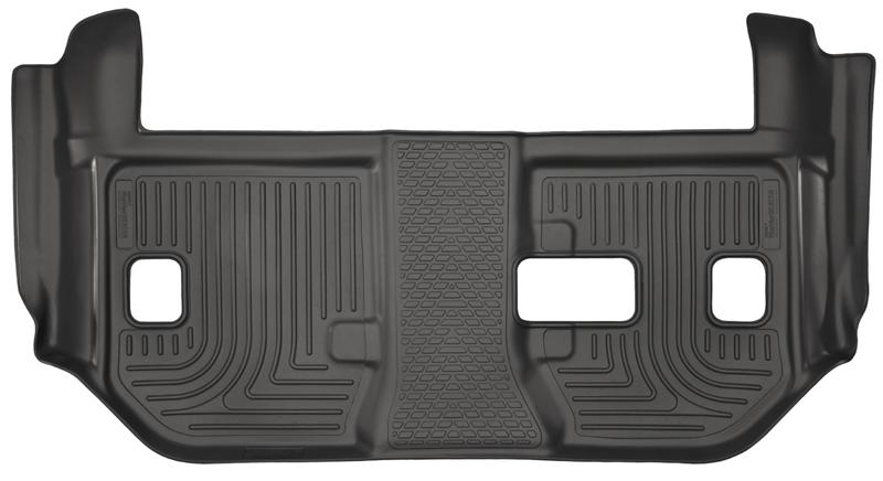 Husky Liners WeatherBeater Floor Liners - Chevy Tahoe/Suburban, GMC Yukon & Cadillac Escalade - 2015 Chevy/GMC Suburban/Yukon XL WeatherBeater Black 3rd Seat (Bench 2nd) Floor Liner (part 19291)