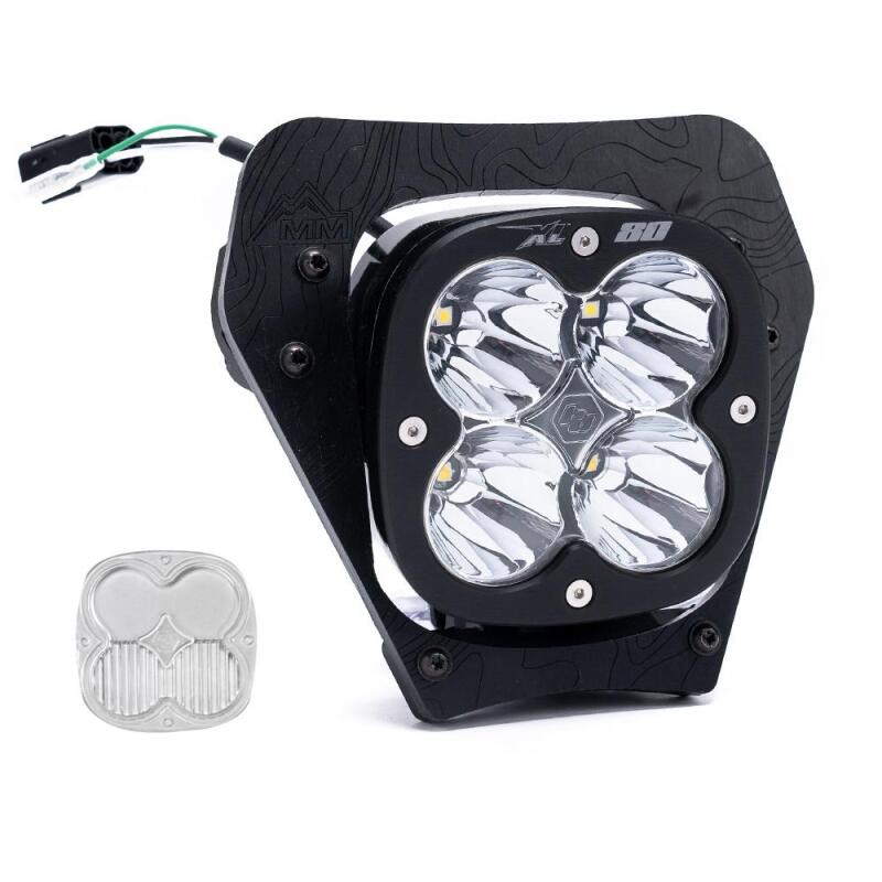 Baja Designs LED Light Kits - Motorcycle & Dual Sport - 2024 KTM 350 EXC-F/ 350 XW-F/ 450 XCF-W XL80 (D/C) Headlight Kit (part 677100)