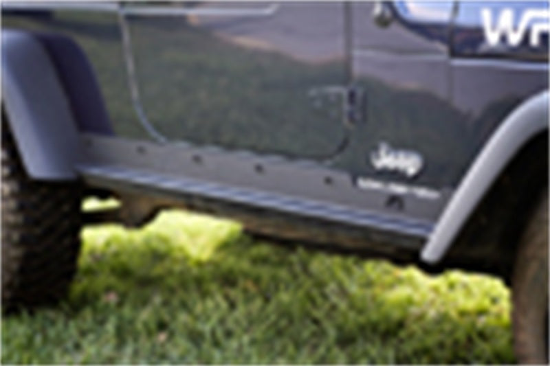 Rugged Ridge Heavy Duty Rocker Panel Guards for 1997-2006 Jeep Wrangler TJ