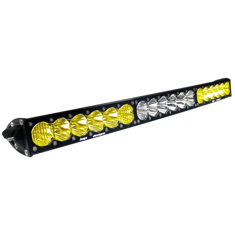 Baja Designs OnX6+ Arc LED Light Bars - OnX6 Arc Series Dual Control Pattern 30in LED Light Bar - Amber/White (part 523003DC)