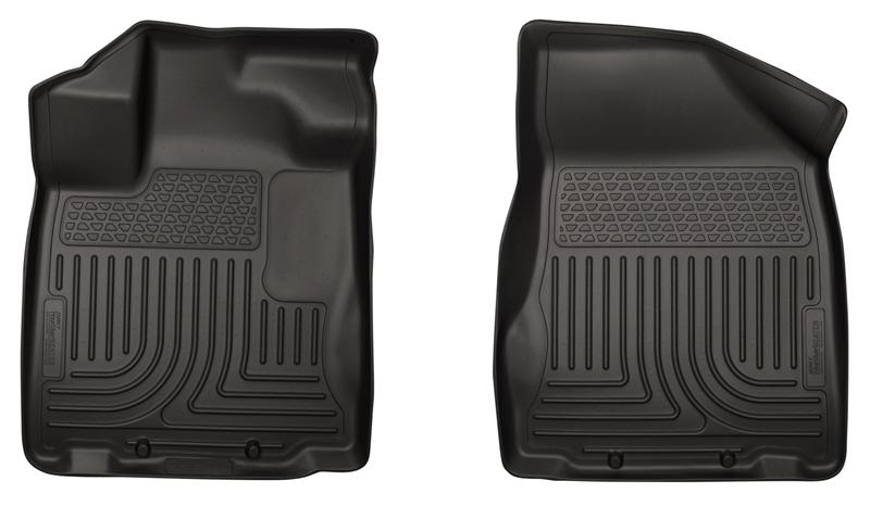 Husky Liners WeatherBeater Floor Liners - Nissan & Infiniti - 13 Nissan Pathfinder Weatherbeater Black Front Floor Liners (part 18661)