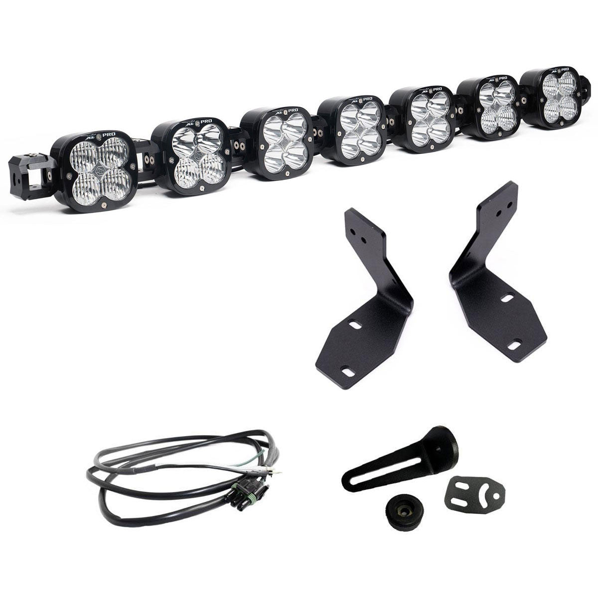 Baja Designs LED Light Kits - Ford Super Duty - 23-26 Ford F-250/350 Super Duty 7XL Linkable Bumper Light Kit (part 447891UP)