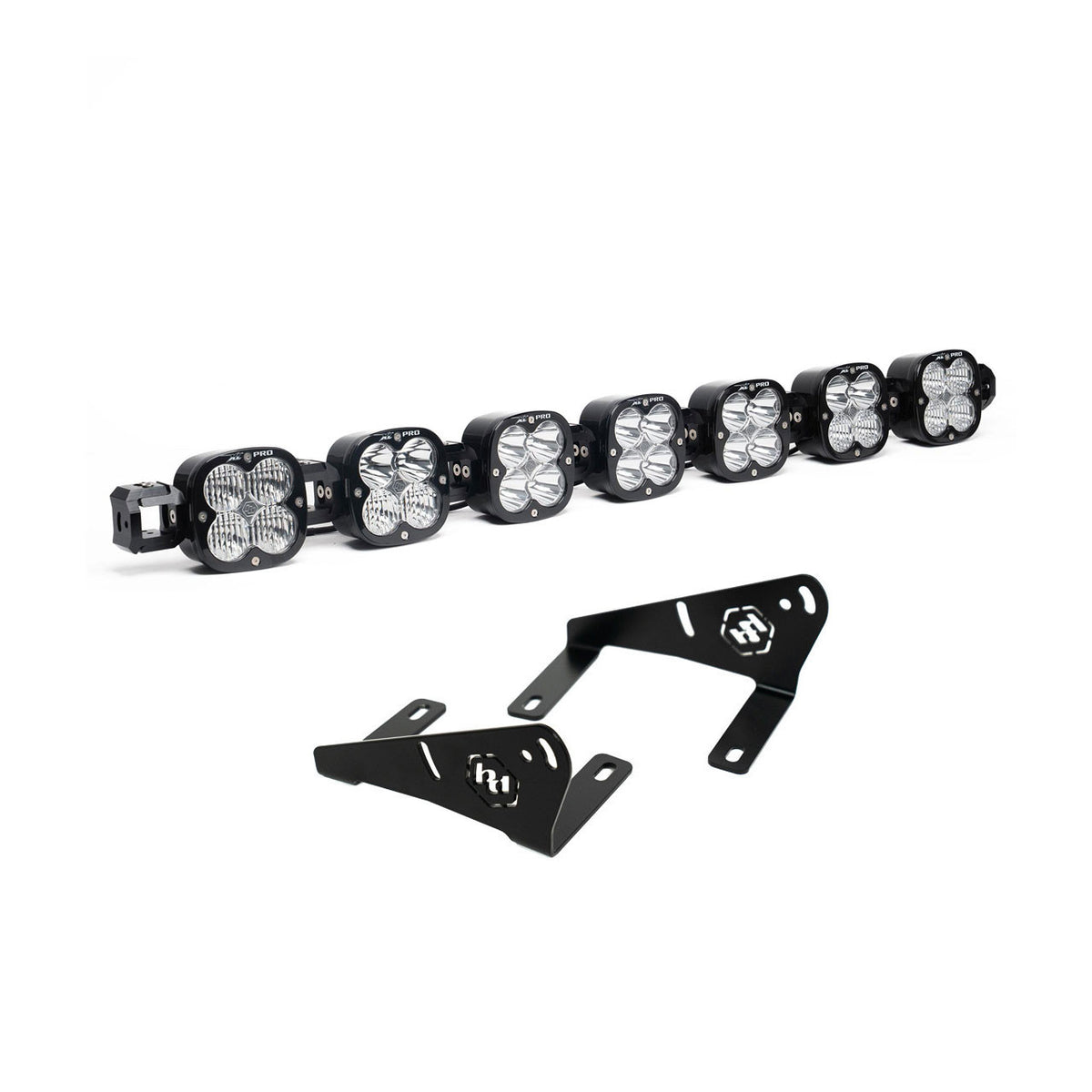 Baja Designs LED Light Kits - UTV & Side-by-Side - 22-26 Polaris RZR Pro R 7 XL Linkable Roof Bar Kit (part 448094)