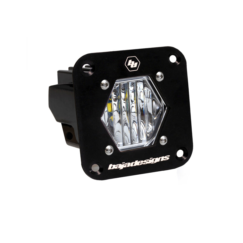 Baja Designs S1 LED Lights - S1 Wide Cornering LED Clear Flush Mount Light Pod (part 381005)