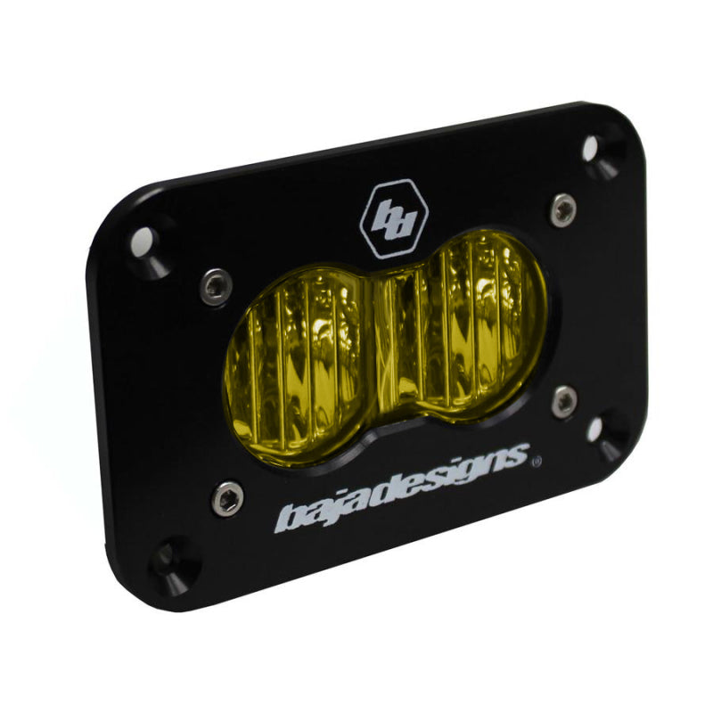 Baja Designs S2 Sport LED Light Pods - S2 Wide Cornering Sport Flush Mount LED - Amber (part 541015)