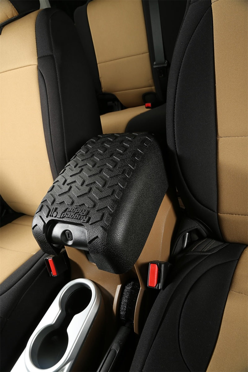 Rugged Ridge Center Console Cover Black for 2011-2018 Jeep Wrangler JK - view 4