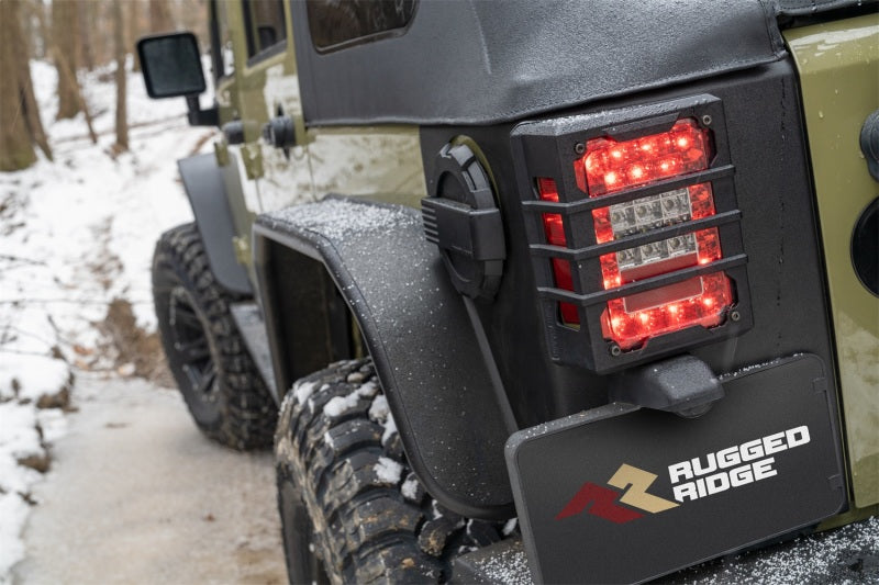 Rugged Ridge Body Armor | 2007-2018 Jeep Wrangler JKU 4