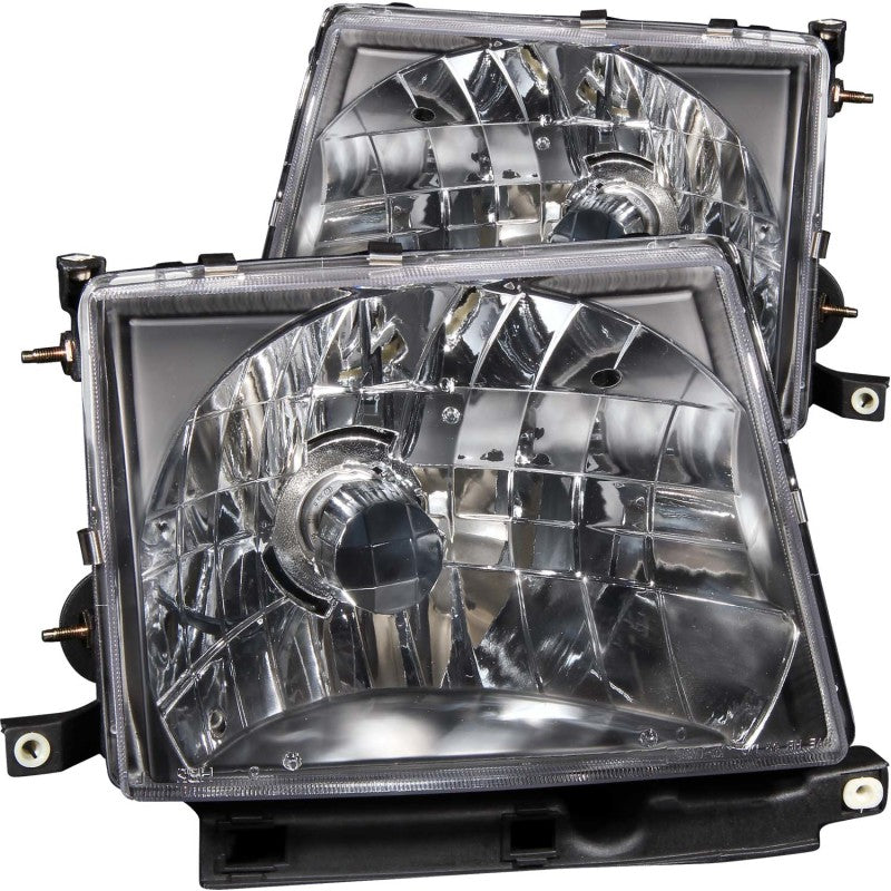 ANZO Crystal Headlights, Black - 1997-2000 Toyota Tacoma - ANZO part 121139