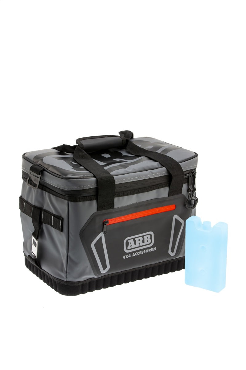 ARB Cooler Bag Charcoal w/ Red Highlights 15in L x 11in W x 9in H Holds 22 Cans - 10100376 - view 4