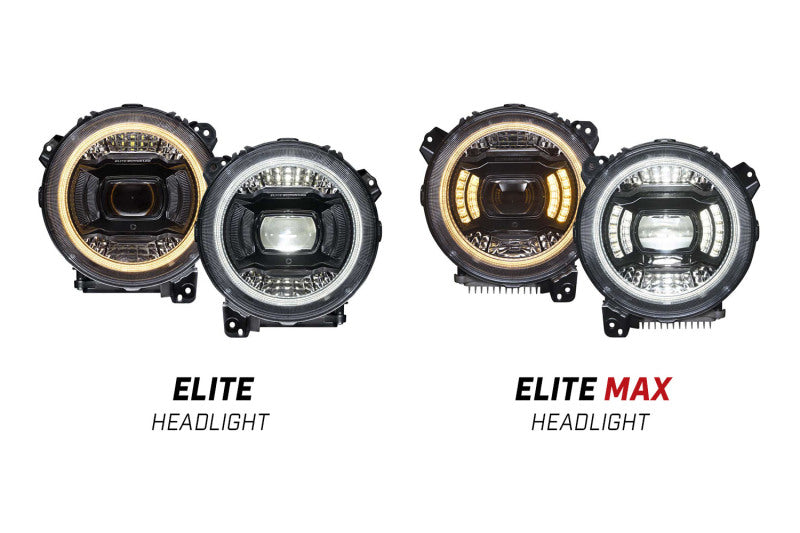 Diode Dynamics 18-23 Jeep JL Wrangler Elite LED Headlamps - DD5166 - view 7