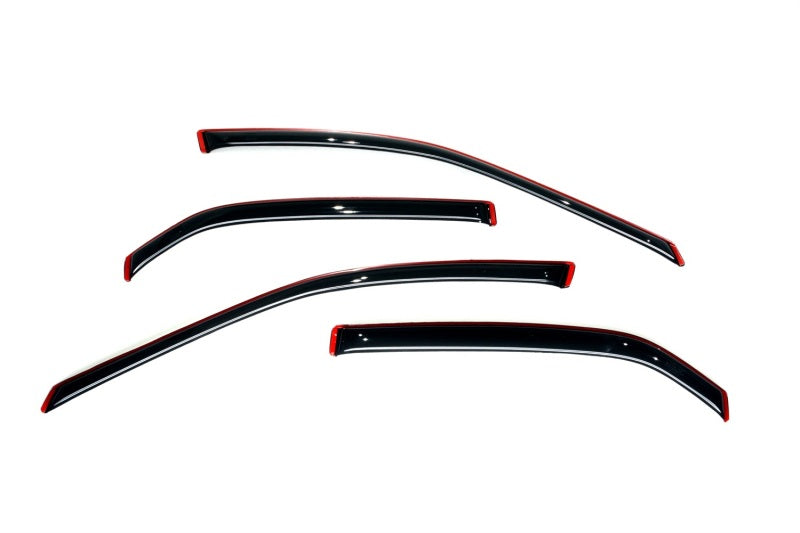 AVS Ventvisor In-Channel Front & Rear Window Deflectors 4pc for 1998-2002 Honda Accord - Smoke